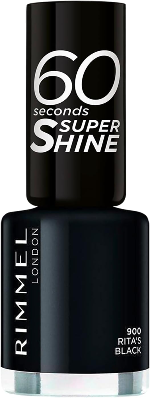 Rita Ora 60 Seconds Nail Polish, Shades of Black Rita's Black