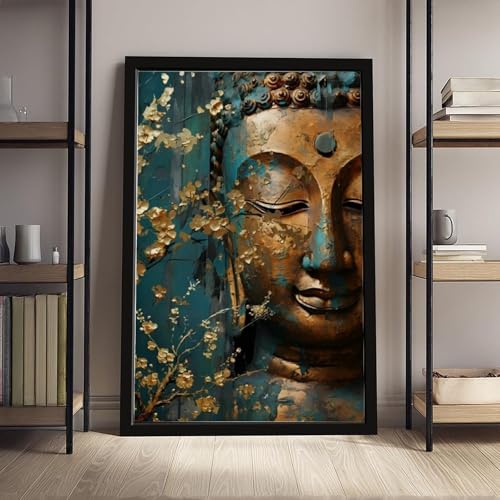 Poster sur toile Bouddha déco murale salon chambre coucher et bureau zen