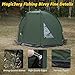 Magic3org Aparejos de pesca carpa carpa bivvy exterior día refugio carpa montaje...