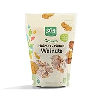 Vista 1 de 365 by Whole Foods Market, Mitades orgánicas y piezas de nueces, 10 onzas