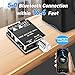 Daakro ZK-502L Bluetooth Amplifier Board,50W+50W 2.0 Channel Amp Board with Volume Control,DC 9-24V, Bluetooth and AUX Inputs, Audio Amp Board for Home DIY Wireless Speakers, Password Free