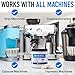 Essential Values Descaling Tablets (12 Count/Up to 12 Uses) for Jura, Miele, Bosch, Tassimo Espresso Machines and Miele Steam Ovens (1 Pack)