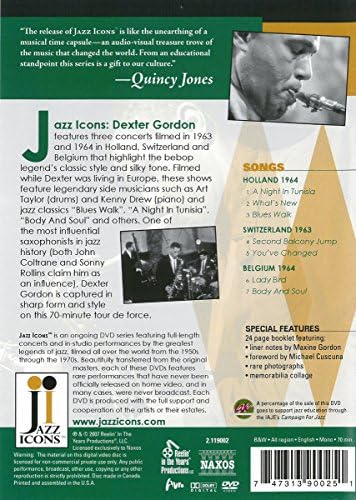 Amazon Co Jp Dexter Gordon Live In 63 64 Dvd