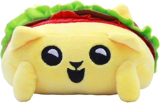Just Toys LLC Exploding Kittens 6 Plush Tacocat Official Licensed Soft Toy Soft Plush Collectible for Kids & Fans