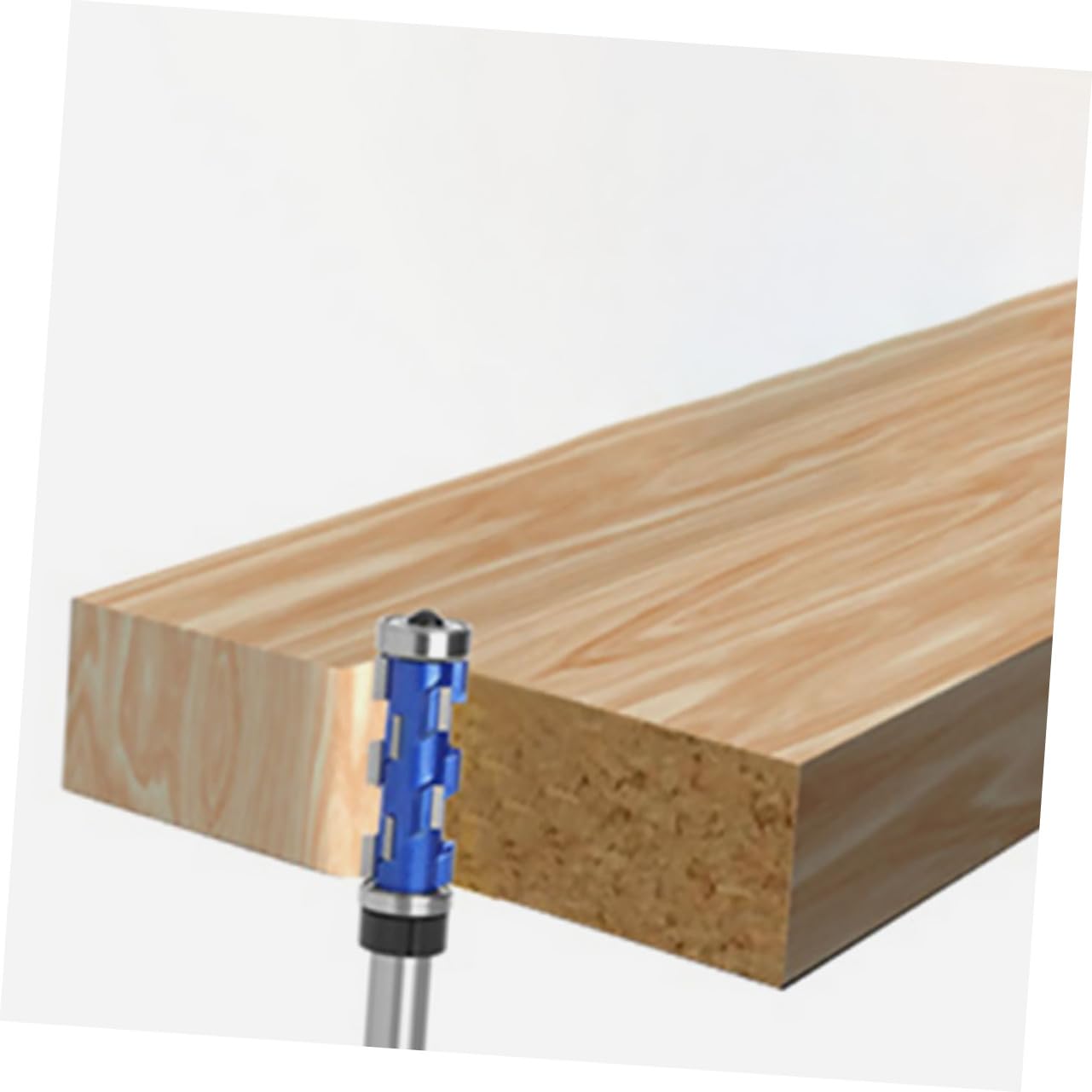 ARTIBETTER Double Bearing Carbide Router Bit for Woodworking Compatible Straight Trim Bit