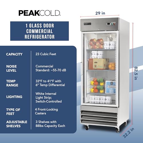 True commercial refrigerator reach-in