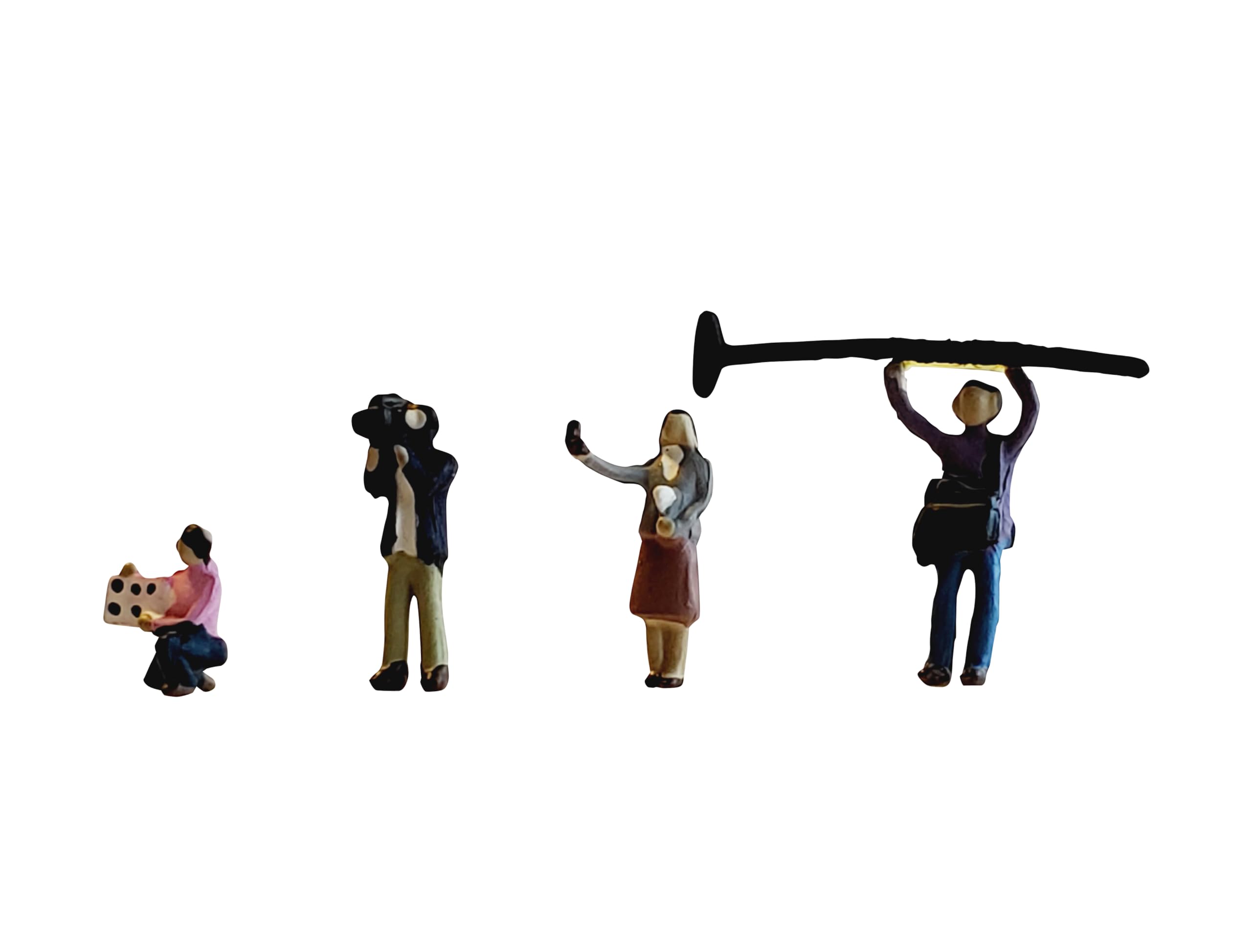 Human TV Crew 2 GeoColecraft fournitures diorama et figurines modélisme 320715