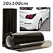 Matte Black Car Light Tint Film - 30x100CM, Headlight, Brake, Taillight & Fog Light Tinted Color Films