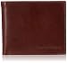 Tommy Hilfiger Men's Leather Passcase Wallet with Removable Card Holder,Tan