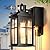 Gleamz Motion Sensor Outdoor Porch Light with GFCI Outlet, Modern Black Exterior Lighting Fixtures Wall Mount for House, Anti-Rust Waterproof Dusk to Dawn Outdoor Wall Sconce Lantern for Garage, Coach