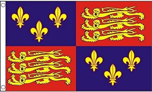 AZ FLAG Royal Banner 16th Century Flag 3' x 5' - Bristish historic flags 90 x 150 cm - Banner 3x5 ft