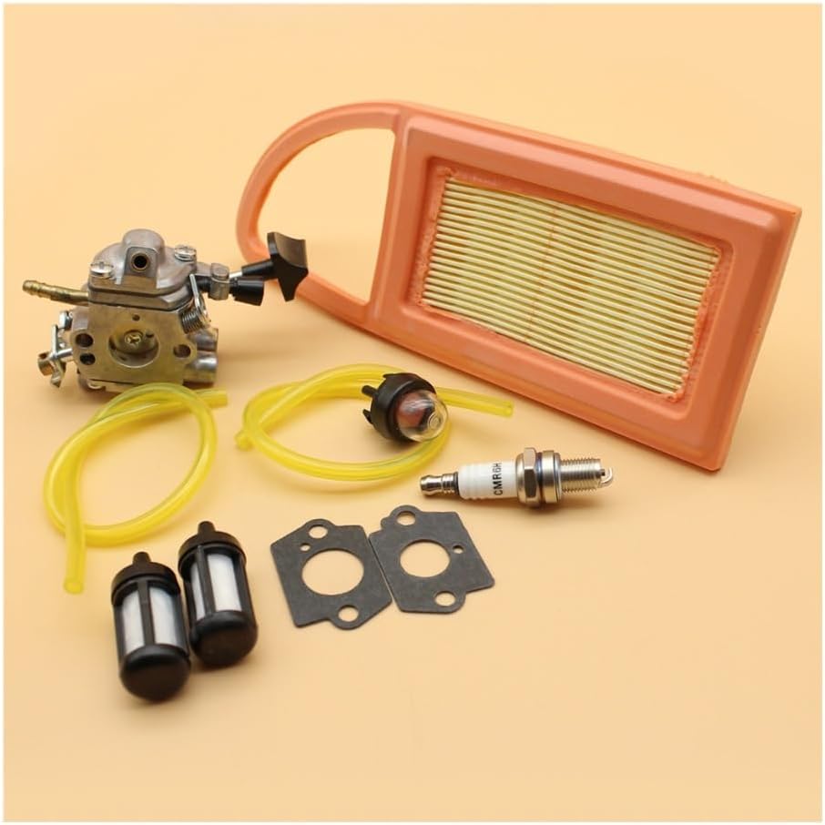 Carburetor Carb Filter Fuel Hose Primer Bulb Tune Up Kit Fit for BR550 BR600 BR500 Backpack Blower C1Q-S183