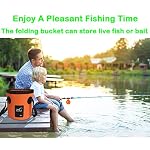 Sunglow Collapsible Fishing Bucket, 3&5 Gallons Multifunctional Portable Wash Basin - Folding Water Container for Camping-Gardening - Image 3