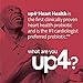 UP4 Heart Health Probiotic Supplement | Supports Healthy Cholesterol Levels + Digestive + Immune Support | 10 Billion CFU | Non-GMO, Gluten Free, Vegan, Preservative Free | 60 Vegetarian Capsules