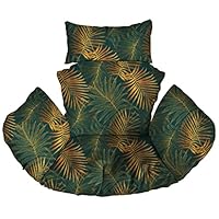 Hangstoelkussen XXL, Opknoping Ei Hangstoel Kussen, Kussen Voor Polyrotan Hangschommel Schommelmand Rugkussen Teraas En Tuin Stoel Pad Hangschommel Blauw 114 2354261612