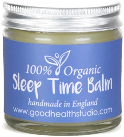 Sleep Time Balm 100% Organic, Natural Aid for Adults & Children Age 3+ Hand Blended by an Aromatherapist, 50g, Help to Sleep, Calming, Relaxing, Insomnia Remedy, Soothing NO Chemicals