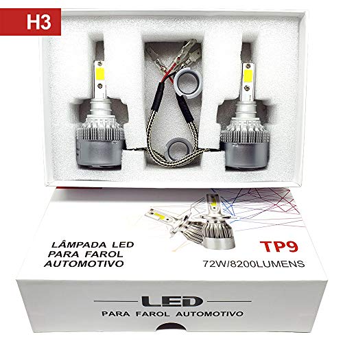 Kit Lâmpadas Eclipse Todos os Anos Super Led Branca 6000k 8200 Lumens Honesty
