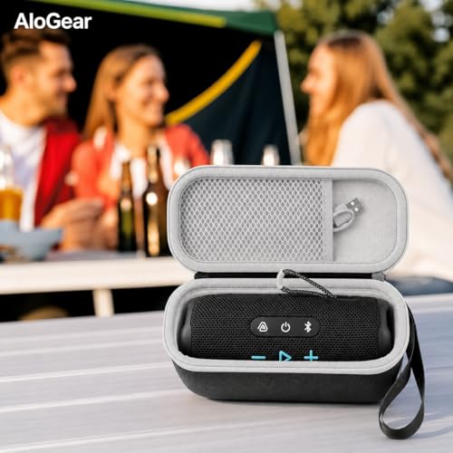 Image of Travel Carry Case for New JBL Flip 7, 6, 5, 4, 3 Portable Speaker, Shockproof, Dustproof, Protective Cover Storage Bag (EVA Box Grey)