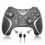 Switch/スイッチ コントローラー Bingoods switch2 プロコン 背面ボタン付き マクロ編集 自動連射/連射ホールド Bluetooth5.0ワイヤレス接続 6軸ジャイロセンサー搭載 スリープ解除 Switch1/2/Android/iOS13.0+/PC対応 日本語取扱説明書付き （ブラック＋ホワイト）