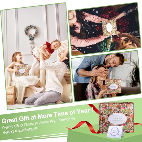 Scented Candles Gift Set for womem, 9 Pack Aromatherapy Candles for Home Scented, 180 Hour Long Lasting Soy Candle Lavender Candle Birthday Chrismas Gifts for Women Mom Bath Spa Yoga Candles - Thumbnail 6