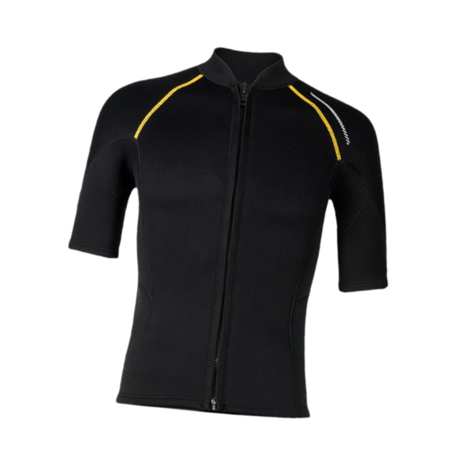 Top de Combinaison de Zip Avant pour Hommes pour Sports Nautiques, Veste en Néoprène de 1,5 Mm