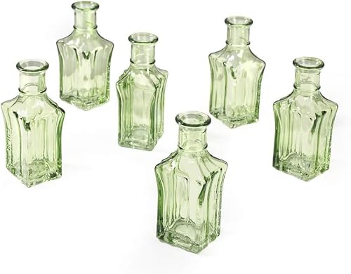 Serene Spaces Living Mini Green Glass EAU de Vie Square