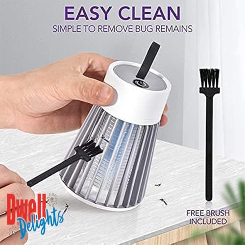 Image of Dwell Delight Mosquito Killer Machine Mosquito Killer USB Powered Bug Zapper Mosquito Lamp for Home Electric LED Lamp Mosquito Killer Indoor /Outdoor Mosquito Trap Machine
