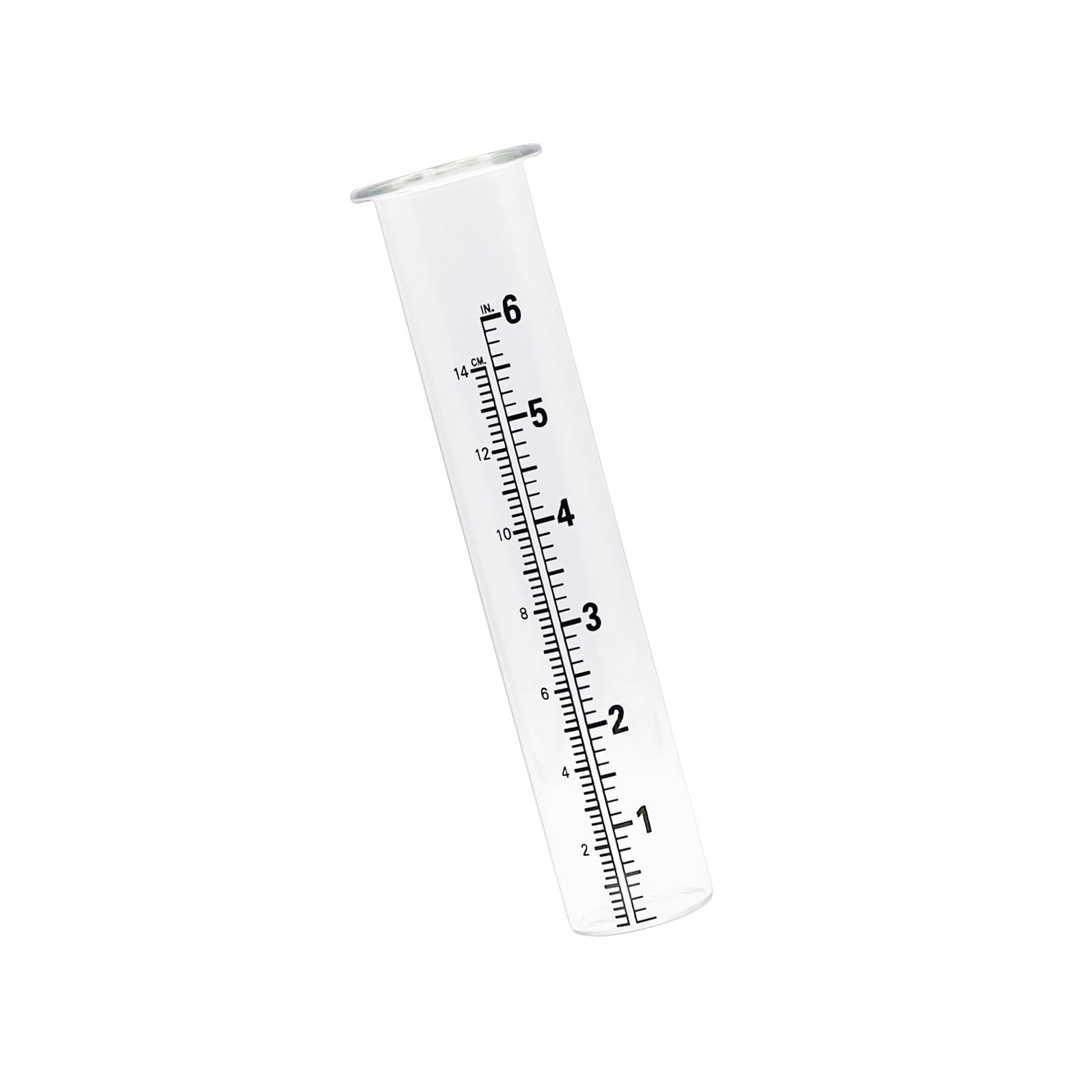 Cold Outdoor Rain Gauges Blue Water Effect Gauges With Clear Measurement Markings &