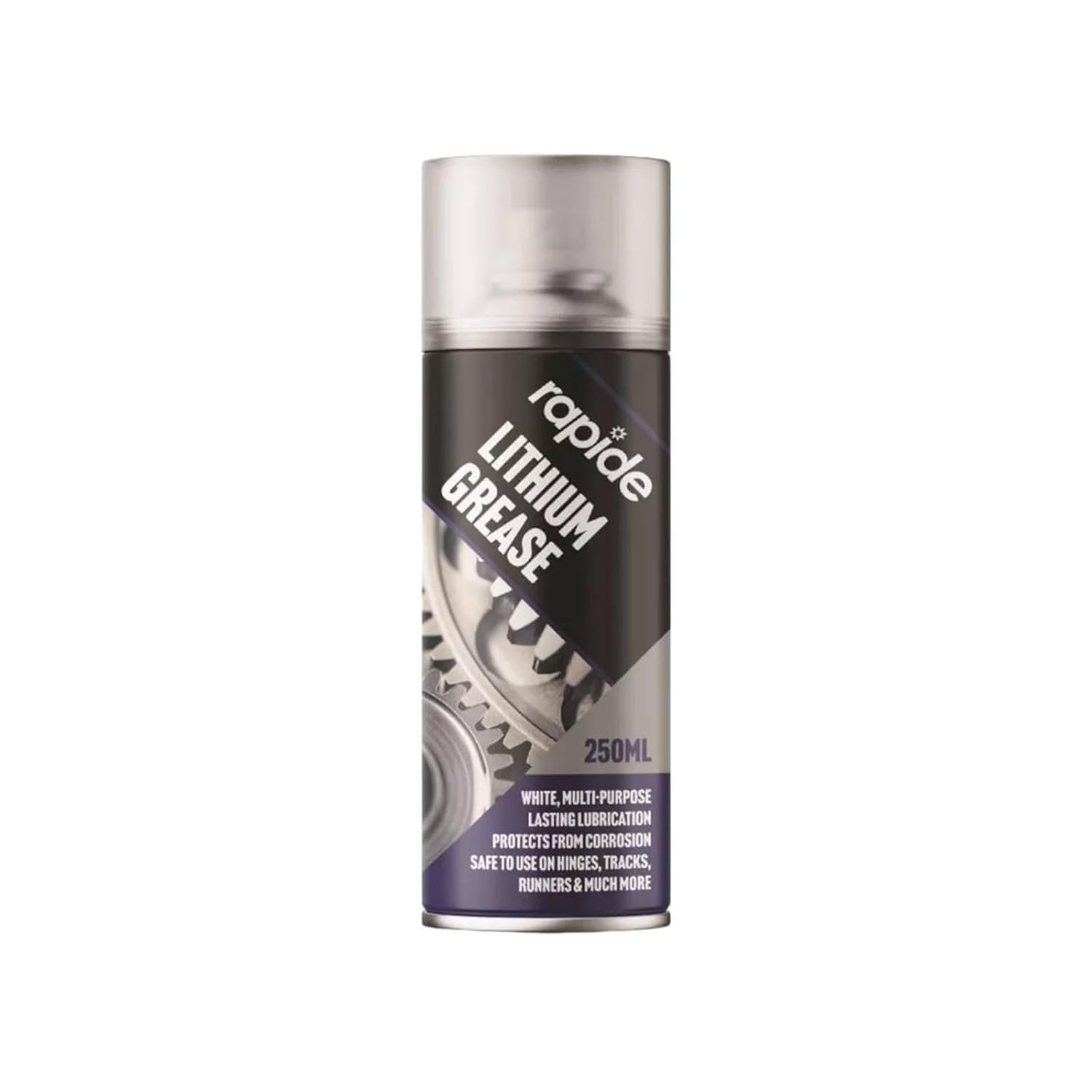 MIXEL White Multi-Purpose Lithium Grease Spray, Protective Layer, Long Lasting Lubrication, Protects from Corrosion, Safe to Use on Hinges, Tracks, Runners & More (1 PCS)
