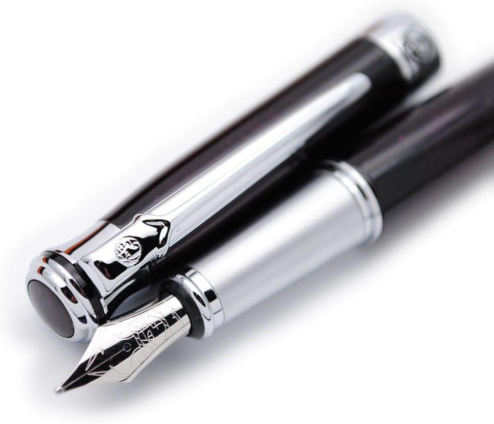 Picasso 903 Sweden Flower King Fountain Pen Original Box (Red Marble)