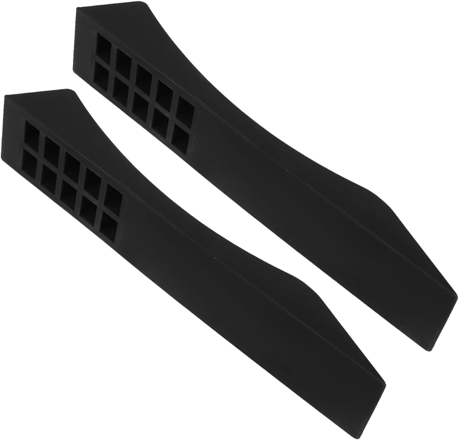 Mikinona 2Pcs Durable Silicone Weight Plate Loader Tool for Weightlifting Barbell Holder and Floor Protection Mat for Deadlifts and Quiet Training Sessions