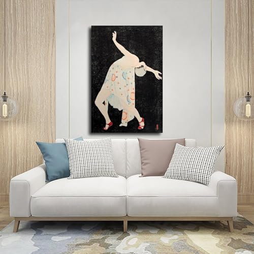 Art mural japonais suspendu pour habiller un mur vide sans effort