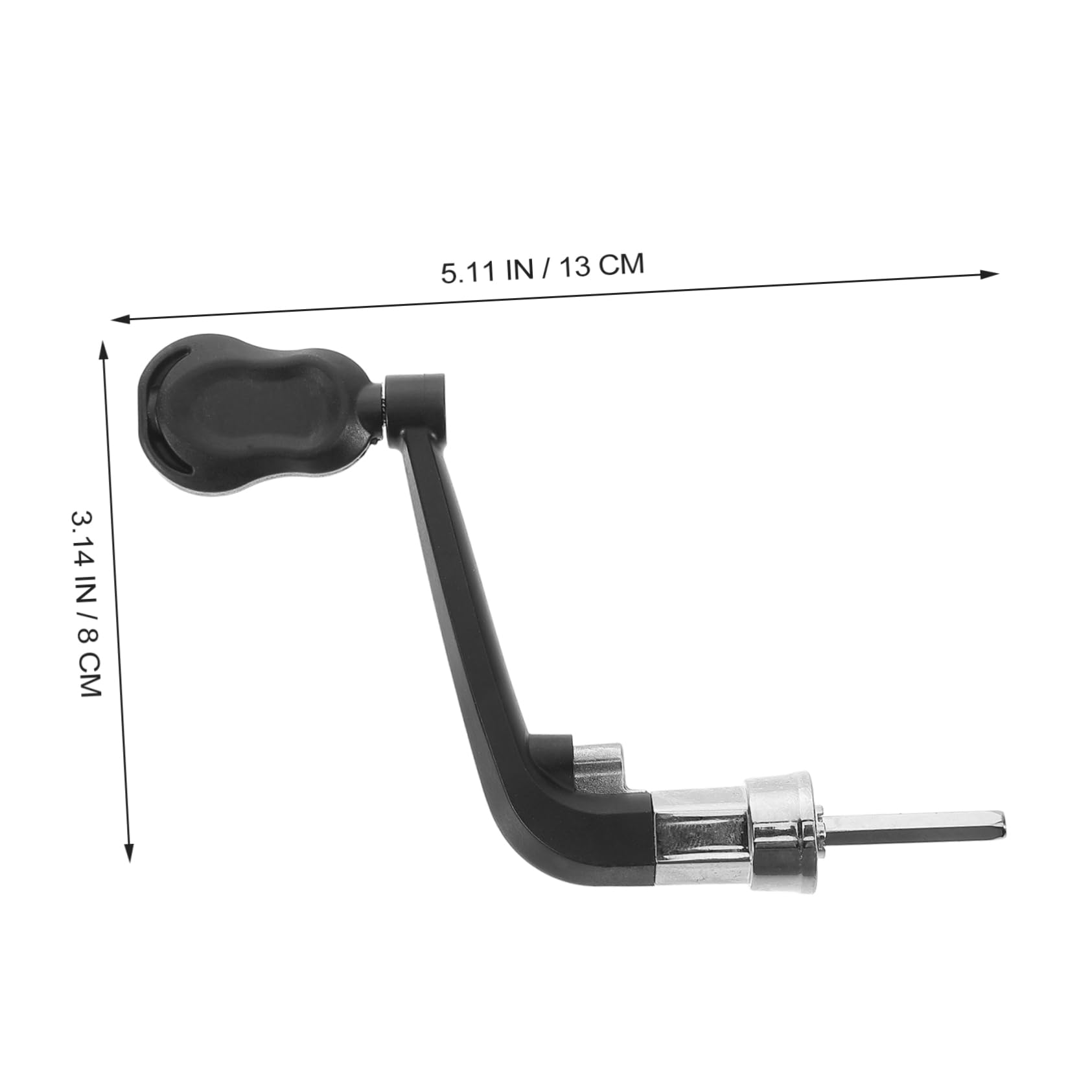 POPETPOP Fishing Reel Metal Handle Parts Aluminum Alloy Construction Ergonomic Design Versatile for Anglers