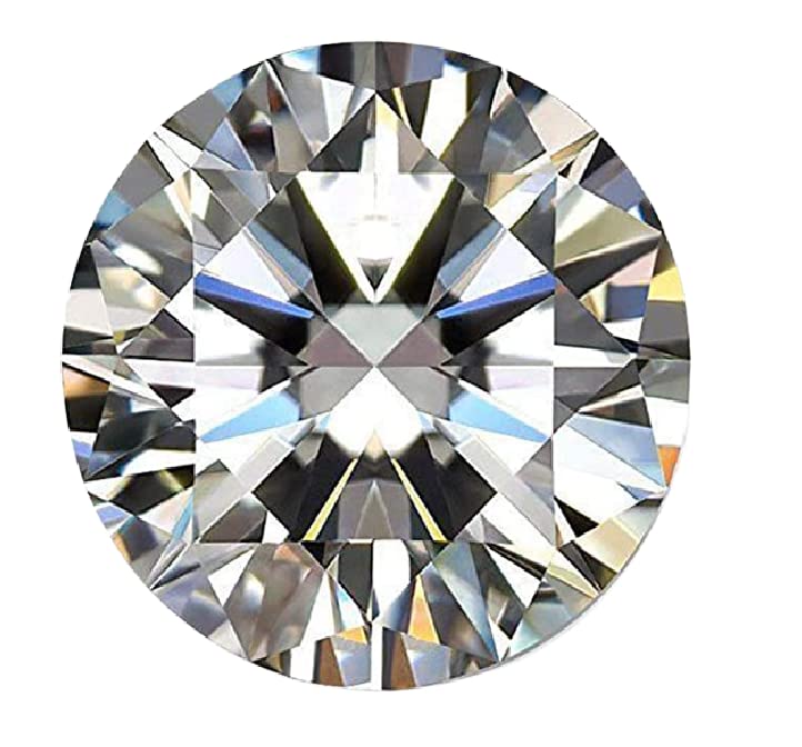Image of 1 Carat Moissanite Stone - GRA Certified, D Color, VVS1 Clarity, Loose Moissanite Diamond Stone