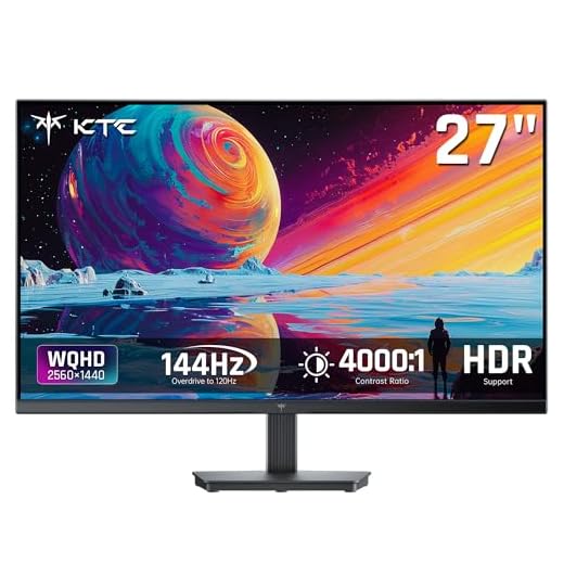 KTC 27 Inch QHD(2560 * 1440) 100Hz Computer Monitor - IPS Panel, Anti-Blue Light Screen, 100% High Color Gamut, 123% sRGB, Support FreeSync and GSync, PC Monitor for Casual Gaming and Working