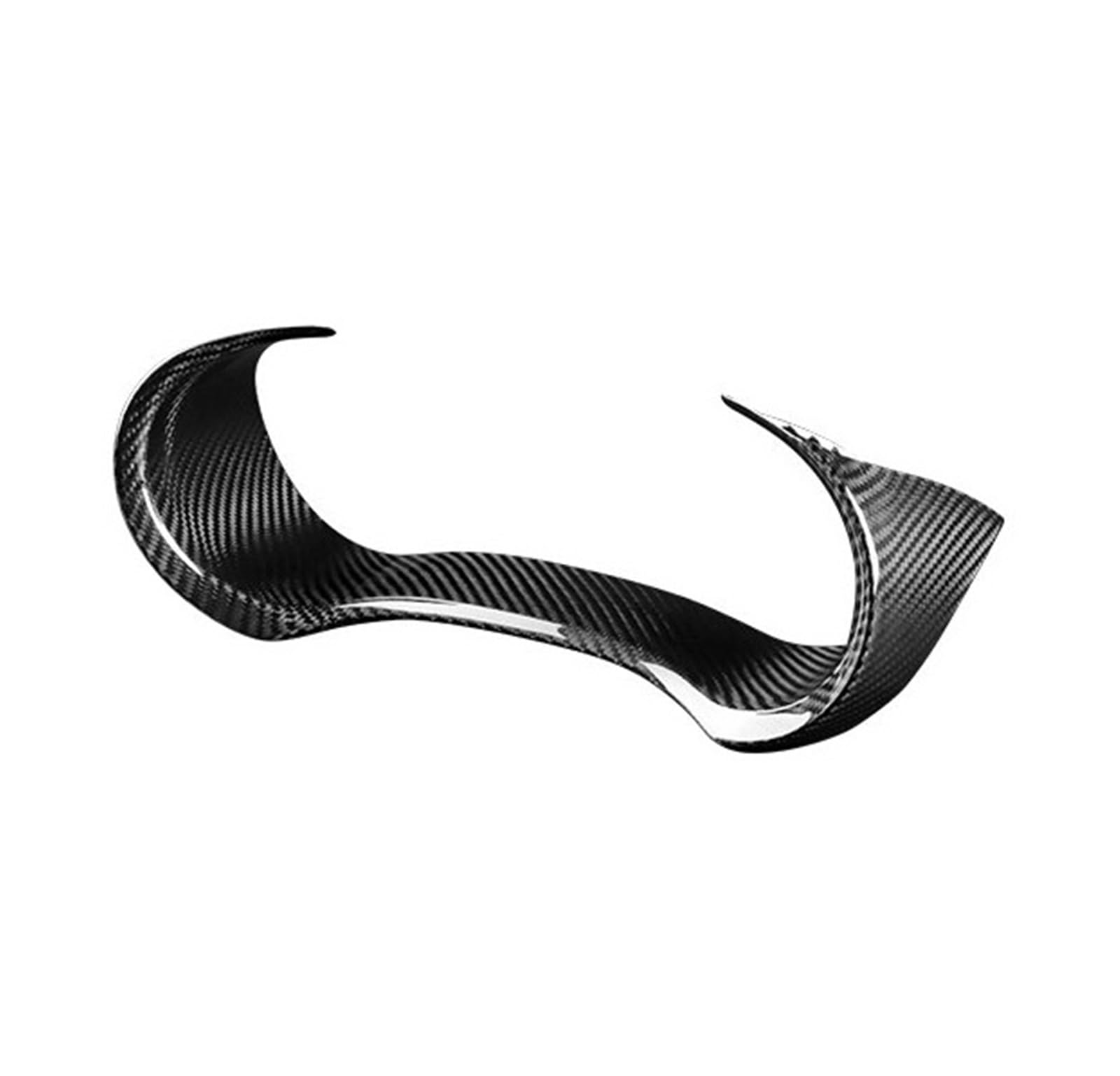 Mbxpxe For Lhd Black Carbon Trim Sticker Accessories Real Hard Carbon Fiber Car Steering Wheel Speedometer Frame Interior Trim For Kia For Stinger 2018 2019 2020 2021 2022 2023 Lhd Car Interior Decoration(For Lhd Black Carbon)