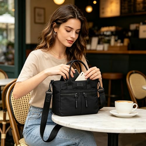 Bolso pequeño cruzado Lee para mujeres en nylon miniatura 3