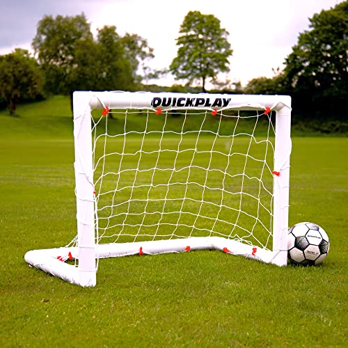 Quickplay Q-Fold Soccer Goal | The 30 Second Folding Soccer Goal [Single Goal] The Best Weatherproof Soccer Net For Kids And Adults #TOP1