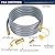 ATKKE 3/8 inch ID Natural Gas Grill Hose with Quick Connect Fittings, Low Pressure LPG Hose for Weber, Char-broil, Pizza Oven, Patio Heater and More Appliances, 24 Feet