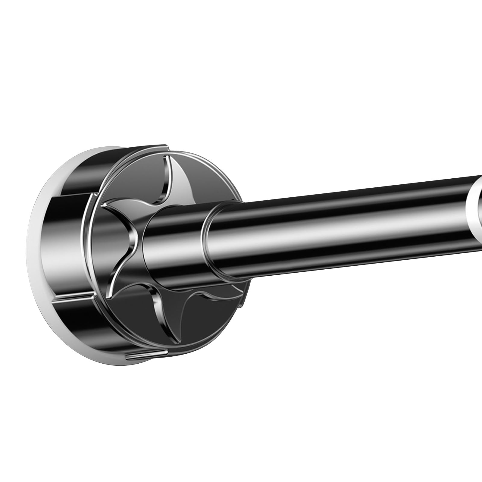 Klemmstange Duschvorhang mit Anti-Rutsch-Pads, 40 bis 240 cm | Duschstange Ohne Bohren Wasserdicht und Rostfrei für Kleiderschrank, Badezimmer, Wohnmobil(Silver,170-240cm/67-94.5in)