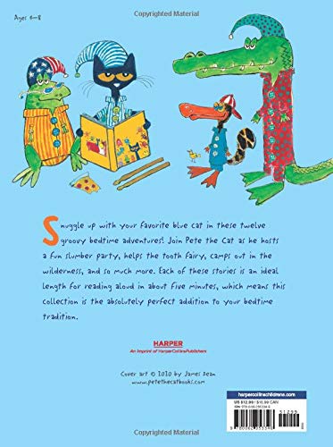 Pete the Cat: 5-Minute Bedtime Stories: Includes 12 Cozy Stories!