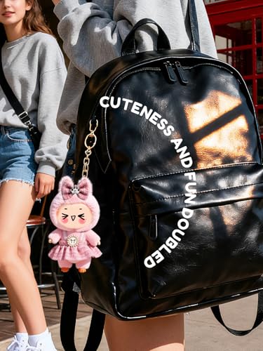 Image of Clothes for LABUBU 6.7inch (17cm) Doll, Cute Outfit Small Dress and Hairpin, Dress Up, Accessories (No Doll) (Pink)