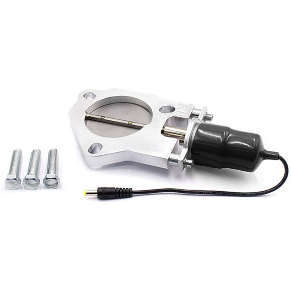 SHABD Remplacement pour Gorge de Queue de Tuyau D'Échappement de Soupape de Commande Électrique en Aluminium Modifié (Applicable à 3 Pouces)