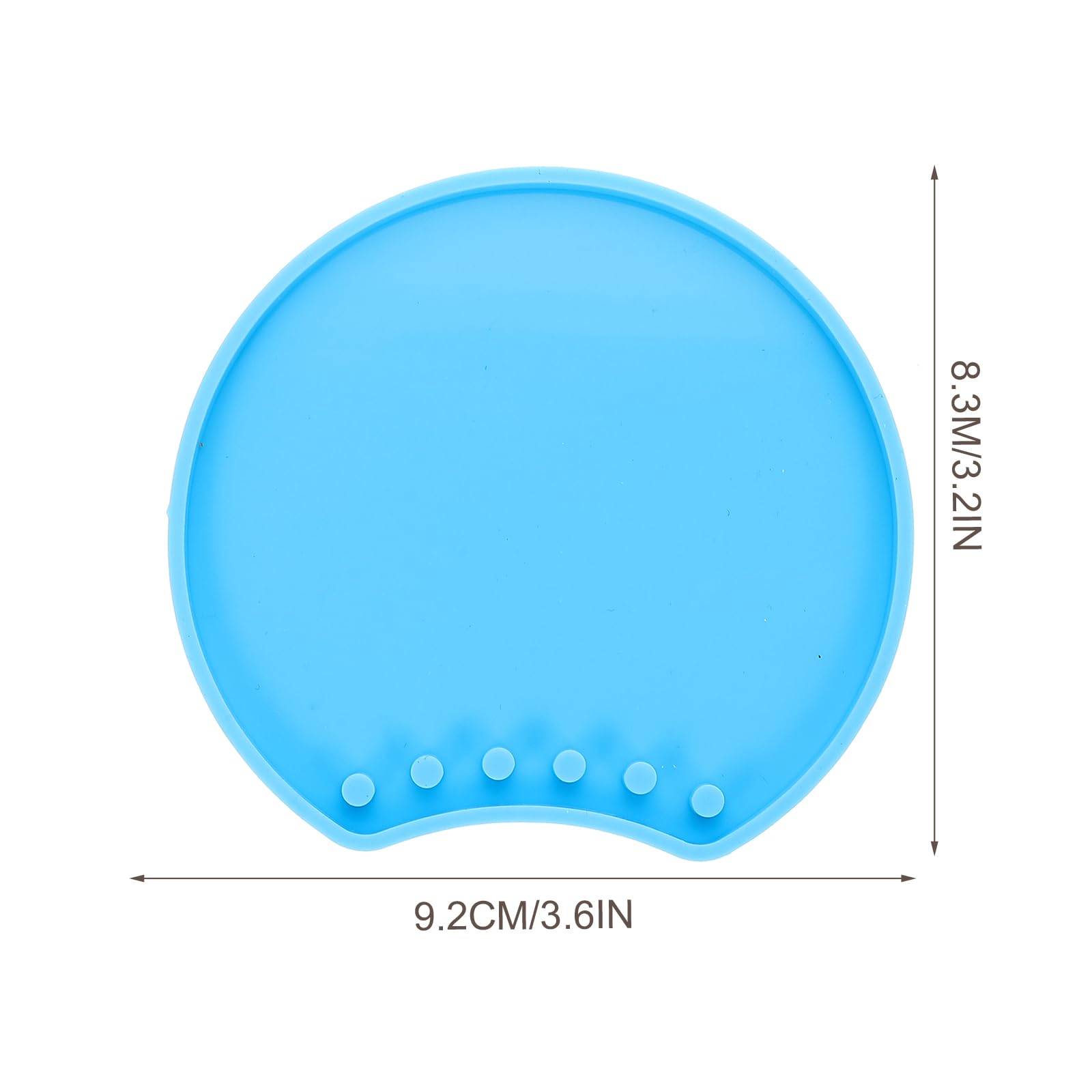 NUOBESTY 2pcs Hairpin Epoxy Mold Resin Coaster Molds Silicone Ear Headband Molds for Hairpin Earring Craft Making - Image 2