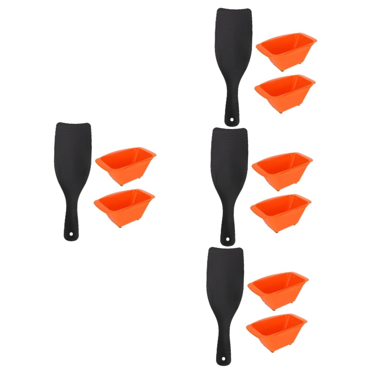 FOMIYES 4 Sets Haar-werkzeug-set Abs-material Färbeschale Mischbrett Für Den Salongebrauch