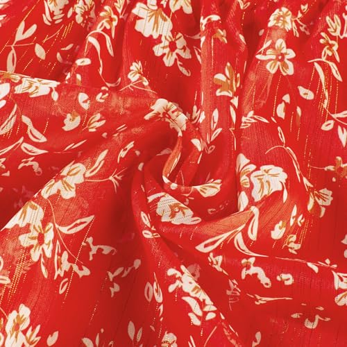 Image of GRACE KARIN Girls Fall Long Sleeve Dress Formal Party Holiday Smocked Waist Midi Dresses 5-12Years
