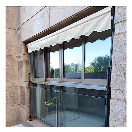 Toile pour store de terrasse imperméable rouge pour ombrager le balcon - 3