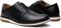 Sapato Social Masculino Em Couro Oxford Casual Confortável