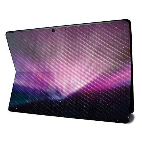 Image of MightySkins Carbon Fiber Skin for Microsoft Surface Pro X - Spaced Out | Textured Carbon Fiber Finish | Easy to Apply, Remove, and Change Styles | Made in The USA (CF-MISURPRX-Spaced Out)