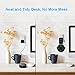 EldHus Echo Dot Wall Mount, Alexa Accessories Smart Home Outlet Wall Mount Stand for Amazon Echo 2nd Generation Speaker Holder with Charging Cord Cable (Echo)